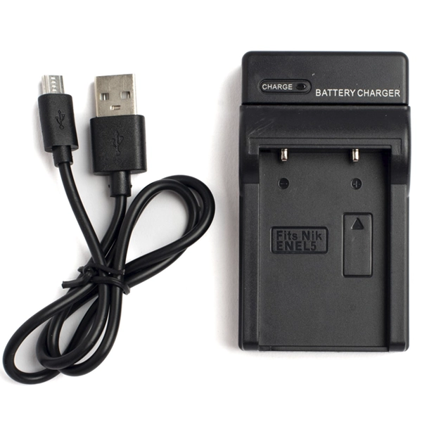 CARGADOR PARA NIKON EN-EL5, COOLPIX P100, 4.2V