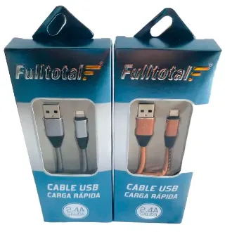   CABLE USB 2.4A TYPE C 1 M FULLTOTAL