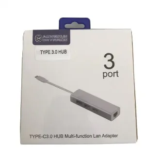   TYPE C HUB 3.0 + LAN