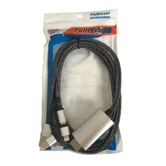   CABLE HDMI 3 EN 1 HDMI-MICROUSB-USB C-IPHONE