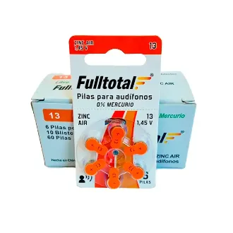 PILA PARA AUDIFONO ZINC AIR 13