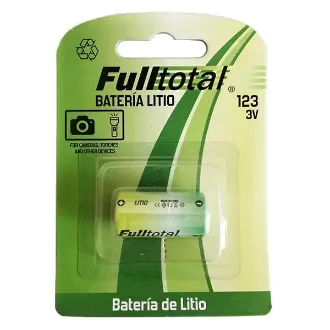   PILA CR-123A FULLTOTAL LITIO ION 3V