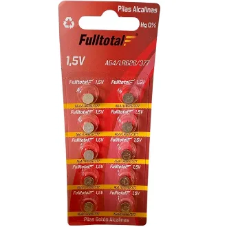 PILA AG4 ALCALINA FULLTOTAL
