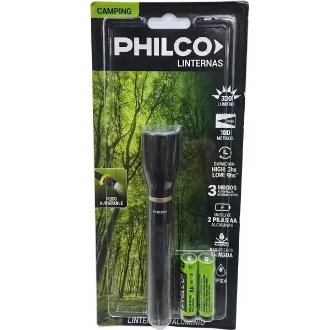 LINTERNA PHILCO 330 LUMENS IPX4 C/2 AA