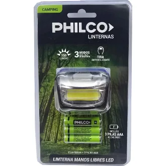 LINTERNA PHILCO VINCHA 150 LUMENS C/3AAA