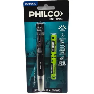 LINTERNA PHILCO LAPICERA 30 LUMENS C/2 AAA