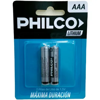 PILA PHILCO LITIO AAA B2