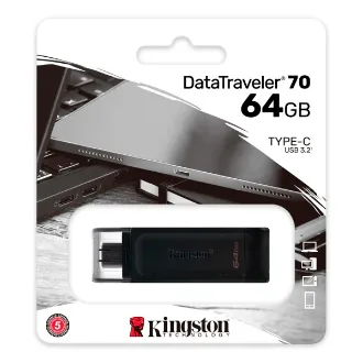   PENDRIVE KINGSTON DT 70 USB C 3.2 64GB