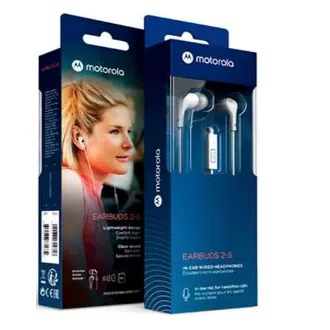   AURICULARES MOTOROLA EARBUDS 2-S BLANCO C/MIC