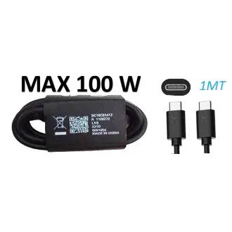   CABLE MOTOROLA USB TIPO C A TIPO C 5 A 100W SC18C57604