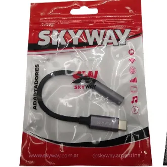   ADAPTADOR DE AUDIO TIPO C (MACHO) A 3,5MM (HEMBRA)