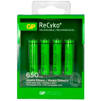   PILA RECARGABLE GP AAA 650 MHA