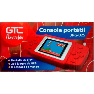   CONSOLA DE JUEGOS PORTATIL GTC JPG-025
