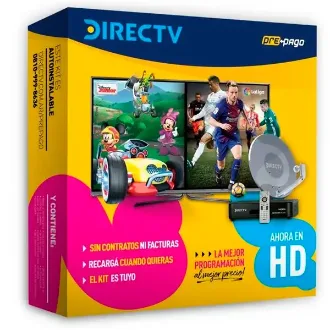   KIT PREPAGO DIRECTV HD SD