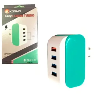 CARGADOR KOSMO KS18F 1 X 3.1 AMP 3 X 1A