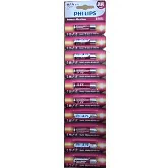 Philips power alkaline AAA 10 pcs tear T