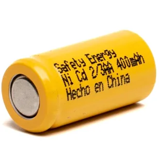 PILA RECARGABLE 2/3 AA INDUSTRIAL, NI-CD, 400MAH