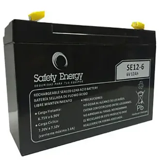   BAT 6V 12AH SAFETY ENERGY ELECTR.ABSORBI