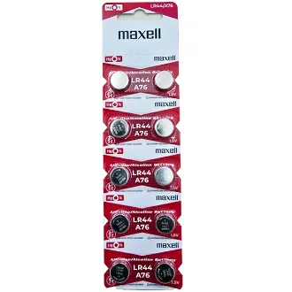 PILA ALCALINA LR44 MAXELL