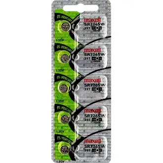   PILA OXIDO DE PLATA MAXELL SR726SW 397