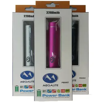   CARGADOR PORTATIL 2200 MAH C/LINTERNA