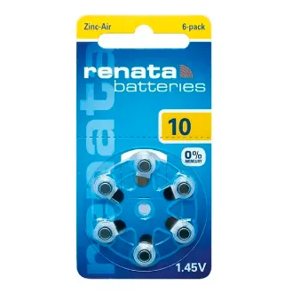 PILA RENATA AUDIOLOGIA ZINC-AIRE 10