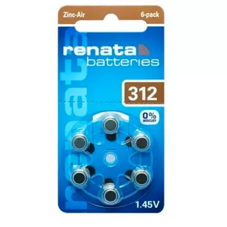 PILA RENATA AUDIOLOGIA ZINC-AIRE 312