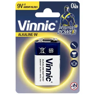 BATERIA ALCALINA 9V VINNIC
