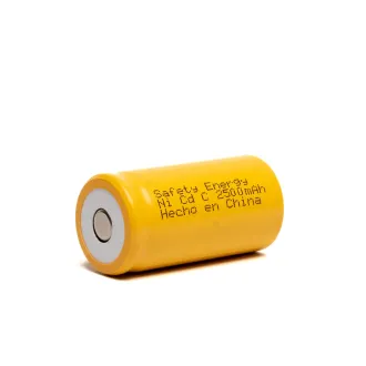 Pila recargable C Ni-cd 2500mAh Safety Energy