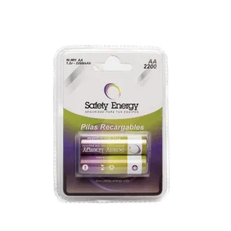 Pila recargable AA Ni-mh 2200mAh Safety Energy