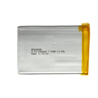 Batería litio polímero LP346090 3.7V 1900mAh 3.4x60x90mm — foto 2