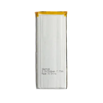 Batería litio polímero LP2847120 3.7V 2100mAh 2.8x47x120mm — foto 2