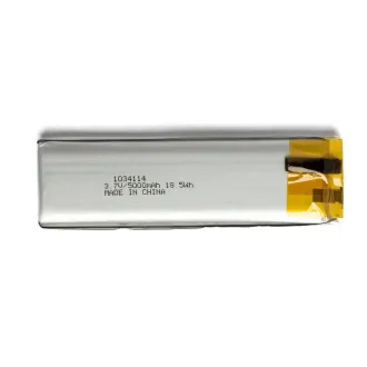 Batería litio polímero LP1034114 3.7V 5000mAh 10x34x114mm — foto 2