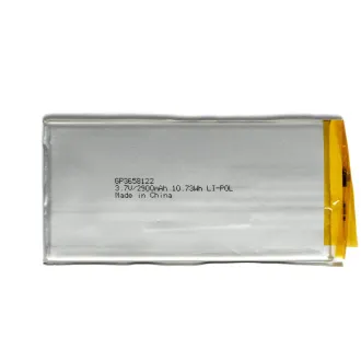 Batería litio polímero LP3658122 3.7V 2900mAh 3.6x58x122mm — foto 2