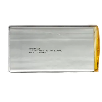 Batería litio polímero LP5766126 3.7V 6000mAh 5.7x66x126mm — foto 2