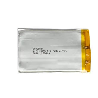 Batería litio polímero LP305594 3.7V 1550mAh 3x55x94mm — foto 2