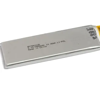 Batería litio polímero LP7842126 3.7V 3800mAh 7.8x42x126mm