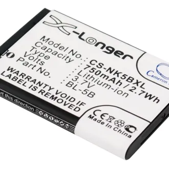 Batería Nokia 3220 BL-5B 750mAh — foto 2