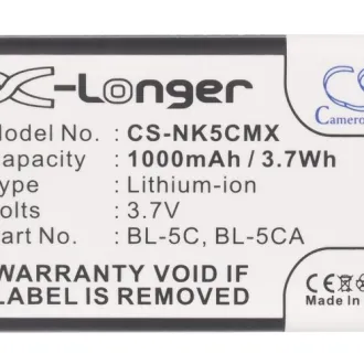 Batería Nokia 1100 BL-5C 1000mAh — foto 2