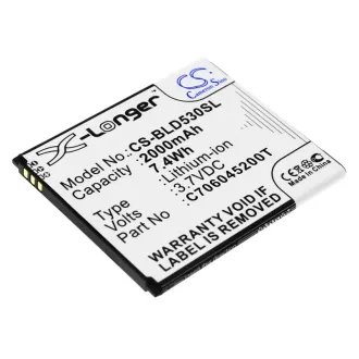 Batería para celular Blu D530 (C706045200P) 2000mAh 3.7V