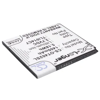 Batería Alcatel OT-4024 / OT-4024X TLi014C7 1400mAh — foto 3