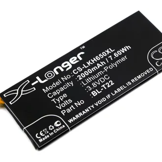 Batería para celular LG H650 (BL-T22) 2000mAh 3.8V