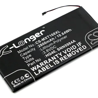 Batería para celular Motorola XT1681 (HG40) 2800mAh 3.8V