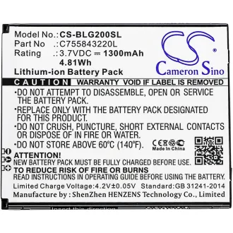 Batería Blu G2 PLUS C755843220L 1300mAh — foto 3