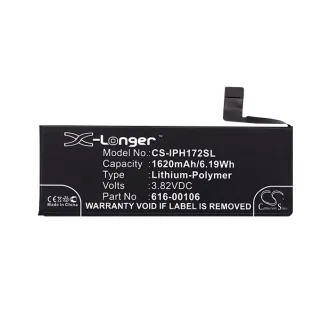 Batería para celular Iphone SE (616-00106) 1620mAh 3.82V