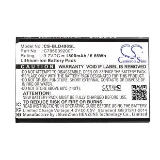 Batería Blu D490 C785039200T 1800mAh — foto 3