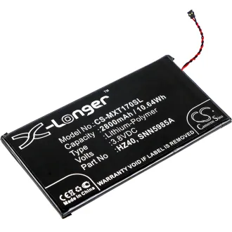 Batería para celular Motorola XT1710 (HZ40) 2800mAh 3.8V