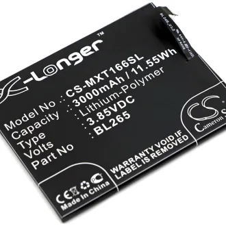 Batería para celular Motorola MOTO M (BL265) 3000mAh 3.85V