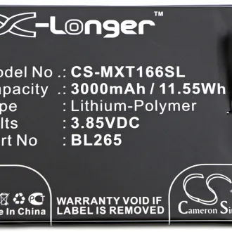 Batería Motorola MOTO M BL265 3000mAh — foto 4