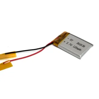 Batería litio polímero LP302030 3.7V 120mAh 3x20x30mm
